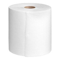 Lavex 12" x 12" White Heavy Weight Industrial Wiper Jumbo Roll - 475/Roll