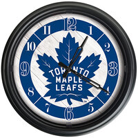 Holland Bar Stool 14 inch Toronto Maple Leafs Indoor / Outdoor LED Wall Clock