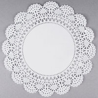 Hoffmaster 500238 10 inch Cambridge Lace Doily - 1000/Case