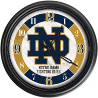 Holland Bar Stool 14 inch Notre Dame (ND) Indoor / Outdoor LED Wall Clock