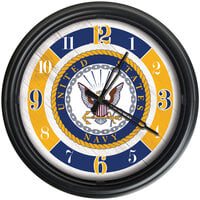Holland Bar Stool 14 inch United States Navy Indoor / Outdoor LED Wall Clock