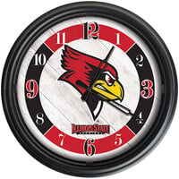 Holland Bar Stool 14 inch Illinois State University Indoor / Outdoor LED Wall Clock