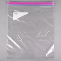 Ziploc® 682253 13 inch x 15 inch Two Gallon Storage Bag with Double Zipper and Write-On Label - 100/Case