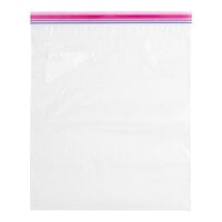 Ziploc® 682253 13 inch x 15 inch Two Gallon Storage Bag with Double Zipper and Write-On Label - 100/Case