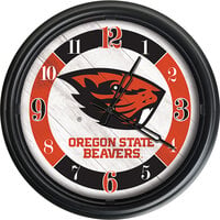 Holland Bar Stool 14 inch Oregon State University Indoor / Outdoor LED Wall Clock