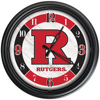 Holland Bar Stool 14 inch Rutgers Indoor / Outdoor LED Wall Clock