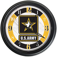 Holland Bar Stool 14 inch United States Army Indoor / Outdoor LED Wall Clock