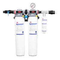 3M Water Filtration Products DP290 Dual Port Water Filtration System - .2 Micron Rating and 10 GPM