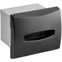 Dixie Ultra 250 Capacity In-Counter Interfold Napkin Dispenser with Black Faceplate