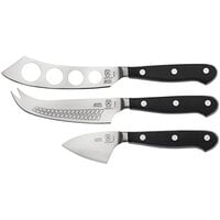 Mercer Culinary Renaissance® 3-Piece Forged Cheese Knife Set with POM Handles M23608