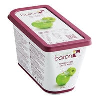 Les Vergers Boiron Green Apple Fruit Puree 2.2 lb. - 6/Case