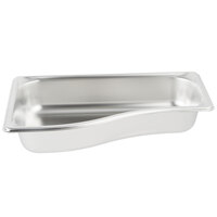 Vollrath 3100320 Super Pan 1/3 Size Outer 2 1/2 inch Deep Super Shape Stainless Steel Wild Pan - 22 Gauge