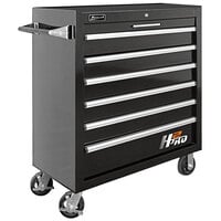 Homak H2Pro 36" Black 6-Drawer Roller Cabinet BK04036061