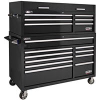 Homak Pro II 54" Black 10-Drawer Roller Cabinet BK04054210