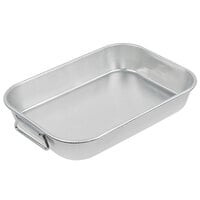 Vollrath 4412 Wear-Ever 4.5 Qt. Aluminum Baking and Roasting Pan with Handles - 13 1/4 inch x 9 3/4 inch x 2 1/4 inch