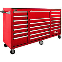 Homak H2Pro 72" Red 21-Drawer Roller Cabinet RD04021720