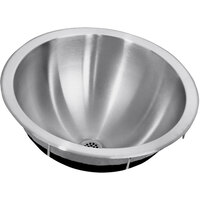Just Manufacturing CIR-12 Round Drop-In Sink Bowl - 14 1/4 inch