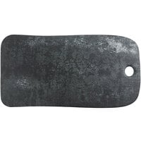 cheforward™ by GET Lapis 15 inch x 8 3/4 inch Rectangle Grey Granite Melamine Serving Board - 12/Case