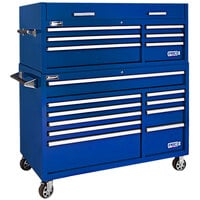 Homak Pro II 54" Blue 10-Drawer Roller Cabinet BL04054210