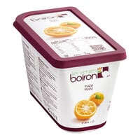 Les Vergers Boiron Yuzu 100% Fruit Puree 2.2 lb. - 3/Case