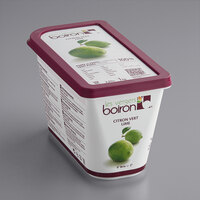 Les Vergers Boiron Lime 100% Fruit Puree 2.2 lb. - 6/Case