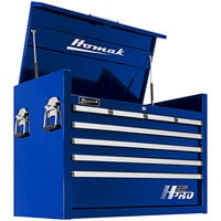 Homak H2Pro 36" Blue 8-Drawer Top Chest BL02036081