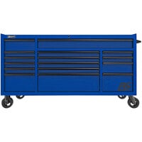 Homak RS Pro 72" Blue 16-Drawer Roller Cabinet BL04072160