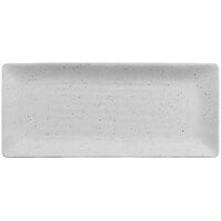 cheforward™ by GET Infuse 12" x 5 1/8" Rectangle Stone Natural Melamine Platter - 20/Case