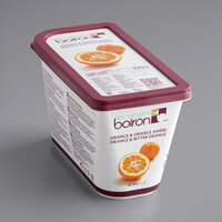 Les Vergers Boiron Orange and Bitter Orange 100% Fruit Puree 2.2 lb. - 6/Case