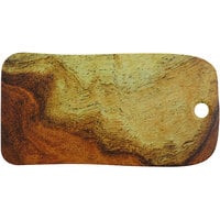 cheforward™ by GET Lapis 15 inch x 8 3/4 inch Rectangle Mango Wood Melamine Serving Board - 12/Case