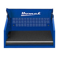 Homak RS Pro 41" Blue 1-Drawer Hutch BL02041010