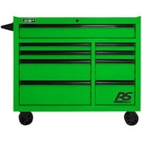 Homak RS Pro 41" Lime Green 9-Drawer Roller Cabinet LG04004193