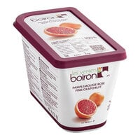 Les Vergers Boiron Pink Grapefruit 100% Fruit Puree 2.2 lb. - 6/Case