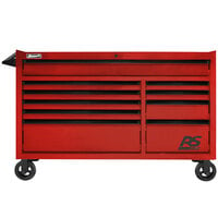 Homak RS Pro 54" Red 10-Drawer Roller Cabinet RD04054010
