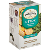 Twinings Detox Adaptogens, Grapefruit & Basil Green Tea Bags - 18/Box