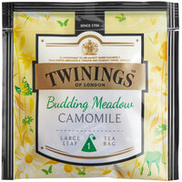 Twinings Budding Meadow Chamomile Large Leaf Pyramid Tea Sachets - 100/Case
