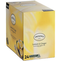 Twinings Lemon & Ginger Herbal Tea Single Serve K-Cup® Pods - 24/Box