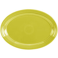 Fiesta® Dinnerware from Steelite International HL456332 Lemongrass 9 5/8 inch x 6 7/8 inch Oval Small China Platter - 12/Case