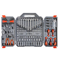 Crescent CTK180 180-Piece 1/4 inch and 3/8 inch Drive 6 Point SAE/Metric Professional Tool Set