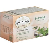 Twinings Buttermint Herbal Tea Bags - 20/Box