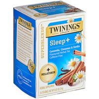 Twinings Superblends Sleep+ Chamomile, Cinnamon & Vanilla Herbal Tea Bags - 16/Box