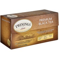 Twinings Premium Black Tea Bags - 25/Box