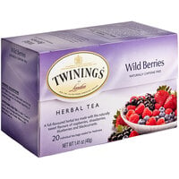 Twinings Wild Berries Herbal Tea Bags - 20/Box