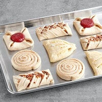 Schulstad Ready to Bake Large Assorted Danish 12 Count of 4 Flavors - 48/Case