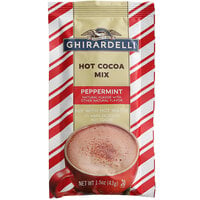 Ghirardelli Peppermint Hot Cocoa Mix Packets - 16/Box