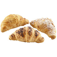 Schulstad Mini Assorted Filled Croissant 36 Count of 3 Flavors - 108/Case