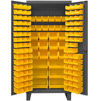 Bin Storage Cabinet - 36 x 24 x 78, 138 Blue Bins