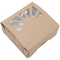 Vented Cardboard Produce Container - 0.5 Pint - 600/Case
