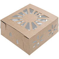 Square Vented Cardboard Produce Container - 1 Pint - 600/Case