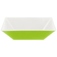 GET ML-247-KL Keywest 2.5 Qt. Keylime Square Melamine Bowl - 6/Case